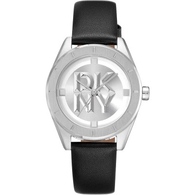 часовник,часовници,dkny,chambers,midi,34,mm,watch,black,silver,grey,mineral,(silver)