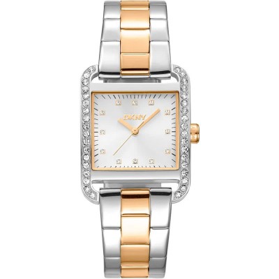 часовник,часовници,dkny,city,glitz,27,mm,watch,silver,grey,yellow,gold,silver,grey,mineral,(golden)