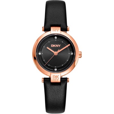 часовник,часовници,dkny,essential,mini,28,mm,watch,black,black,mineral,(golden)
