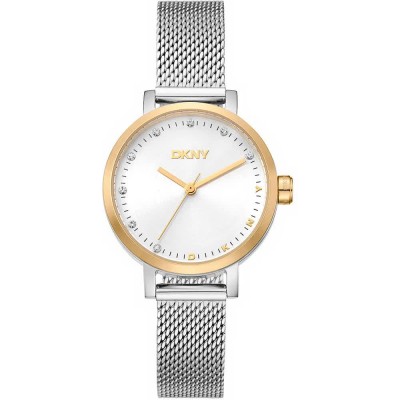 часовник,часовници,dkny,soho,mini,30,mm,watch,silver,grey,gold,mineral,(golden)