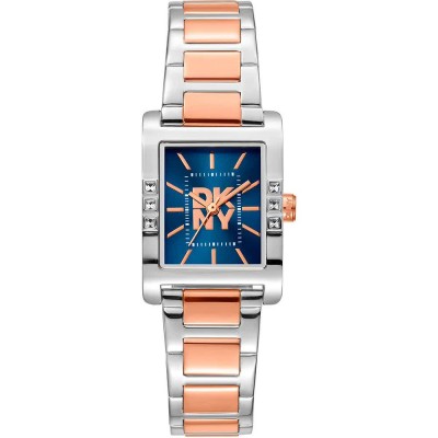 часовник,часовници,dkny,westside,glitz,22,mm,watch,silver,grey,rose,gold,night,blue,mineral,(orange)