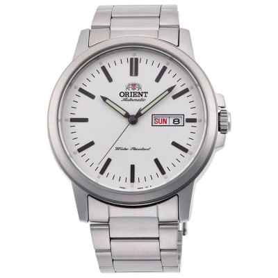 часовник,часовници,orient,watches,contemporary,conmuter,42,mm,watch,silver,grey,light,grey,mineral,(silver)