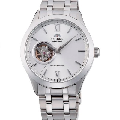 часовник,часовници,orient,watches,contemporary,open,heart,39,mm,watch,silver,grey,light,grey,mineral,(silver)