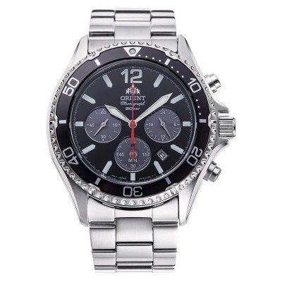 часовник,часовници,orient,watches,mako,solar,chrono,43,mm,watch,silver