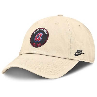 шапка,всички,шапки,nike,mlb,atlanta,braves,club,unstructured,cap,beige,(natural)