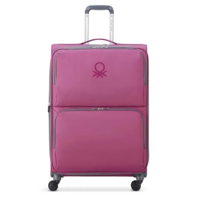 куфари,delsey,ucb,soft,expandible,76,cm,112l,trolley,bag,pink,(purple)