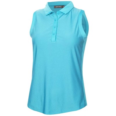 дамски,блузи,с,яка,мъжки,блузи,с,яка,green,lamb,olga,mesh,woman,sleeveless,polo,blue,(peacock,blue)