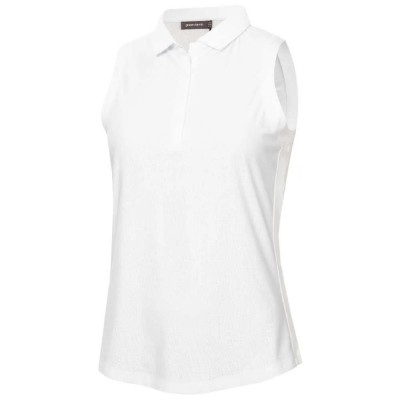 дамски,блузи,с,яка,мъжки,блузи,с,яка,green,lamb,olga,mesh,woman,sleeveless,polo,white,(white)
