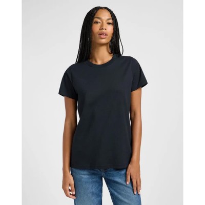 тениска,дамски,тениски,lee,112363634,short,sleeve,t,shirt,2,units,black,white,(black)