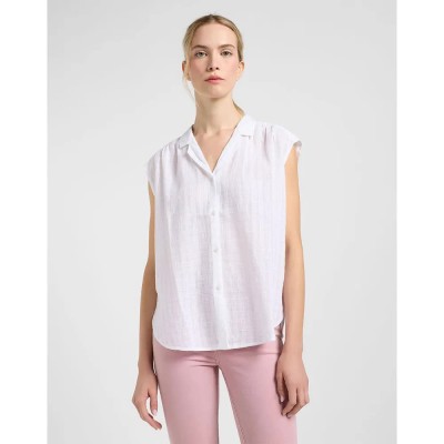 потник,дамски,блузи,дамски,ризи,lee,112365044,sleeveless,shirt,bright,white,(white)