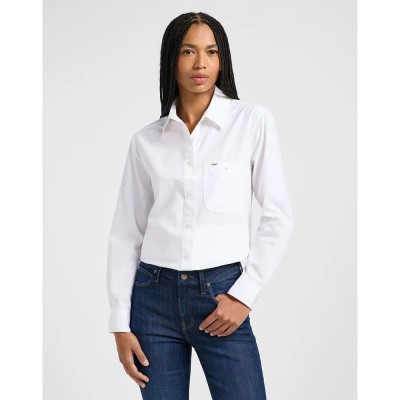 риза,с,дълъг,ръкав,дамски,блузи,дамски,ризи,lee,all,purpose,long,sleeve,shirt,bright,white,(white)