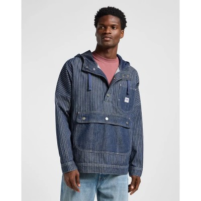 яке,мъжки,якета,lee,anorak,denim,jacket,lake,edge,(blue)
