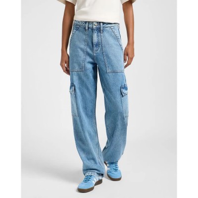 дънки,дамски,панталони,lee,cargo,jeans,new,outlook,(blue)