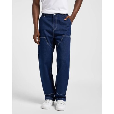 дънки,мъжки,панталони,lee,double,knee,carpenter,jeans,raw,(blue)
