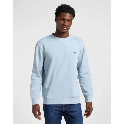 блуза,мъжки,пуловери,lee,patch,sweatshirt,concrete,gray,(blue)