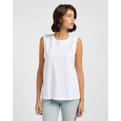 тениска,дамски,тениски,lee,plain,muscle,sleeveless,t,shirt,white,(bright,white)