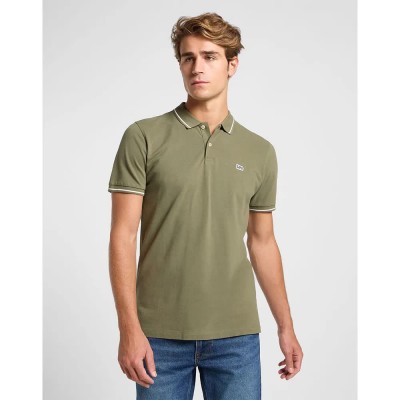 мъжки,блузи,с,яка,lee,pique,short,sleeve,polo,mercantile,green,(green)