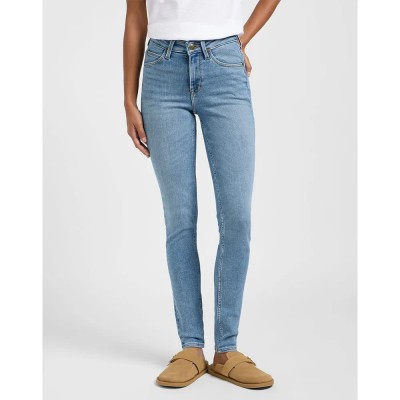 дънки,дамски,панталони,lee,scarlett,high,waist,jeans,mid,strength,(blue)