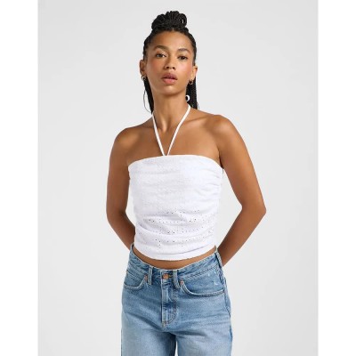 потник,дамски,топове,lee,tube,sleeveless,top,white,(bright,white)