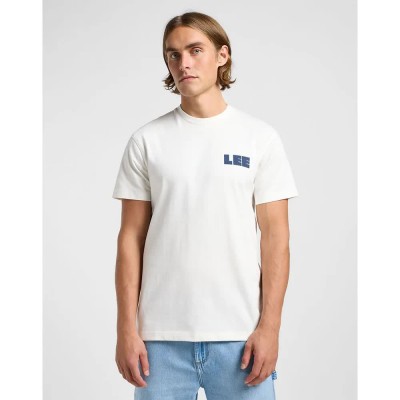 тениска,мъжки,тениски,lee,ww,graphic,short,sleeve,t,shirt,ecru,(white)