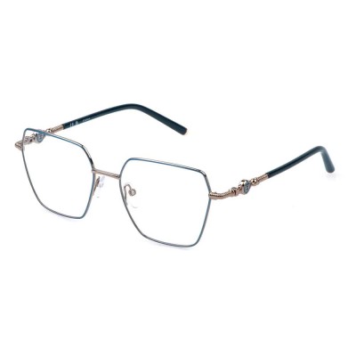 очила,escada,vesf34,geometric,woman,glasses,shiny,gold,copper,with,coloured,parts