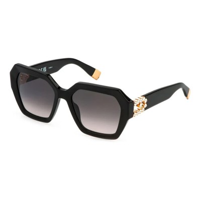 слънчеви,очила,слънчеви,очила,furla,sfu880s,geometric,woman,sunglasses,shiny,black,(black)