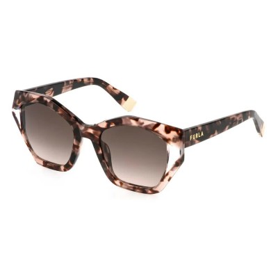 слънчеви,очила,слънчеви,очила,furla,sfu885v,geometric,woman,sunglasses,brown,(brown,fantasy)