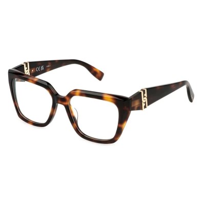 очила,furla,vfu866,square,woman,glasses,shiny,dark,havana,(brown)