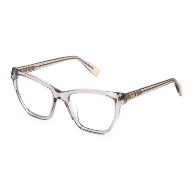 очила,furla,vfu868,geometric,woman,glasses,transp.,grey,(grey)