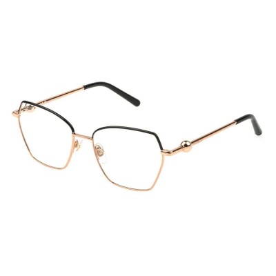 очила,furla,vfu871,geometric,woman,glasses,shiny,copper,gold,with,coloured,parts,(golden)