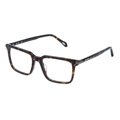 очила,just,cavalli,vjc136,square,glasses,shiny,dark,havana,(black)