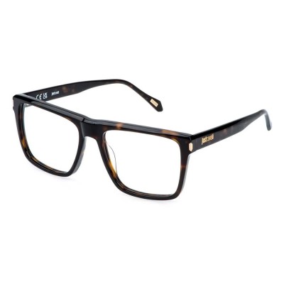 очила,just,cavalli,vjc140,square,glasses,shiny,dark,havana,(black)