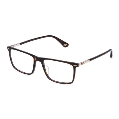 очила,police,vplq68,square,glasses,shiny,dark,havana,(brown)