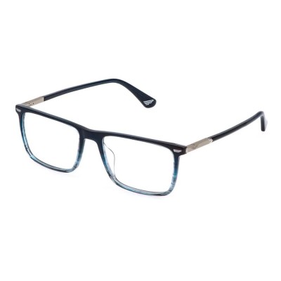 очила,police,vplq68,square,glasses,stripped,blue,grey,(blue)