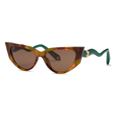 слънчеви,очила,слънчеви,очила,roberto,cavalli,src128m,cat,eye,woman,sunglasses,brown