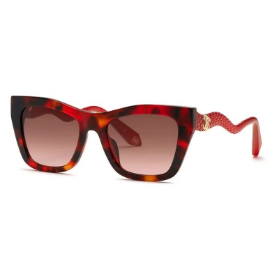 слънчеви,очила,слънчеви,очила,roberto,cavalli,src129m,square,woman,sunglasses,shiny,red,havana,(red)