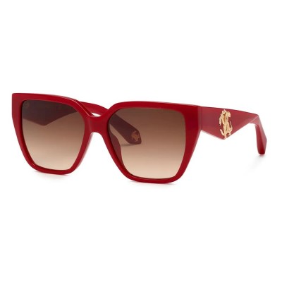 слънчеви,очила,слънчеви,очила,roberto,cavalli,src137,square,woman,sunglasses,red,(shiny,full,red)