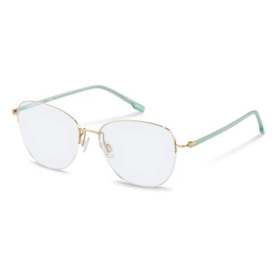 очила,rodenstock,r7141,square,woman,glasses,gold,light,green,(green,golden)