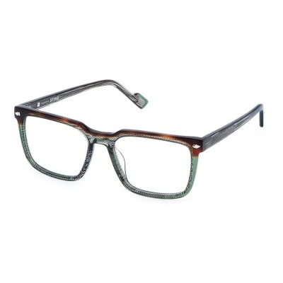 очила,sting,vst542,square,glasses,black,pattern,(grey)