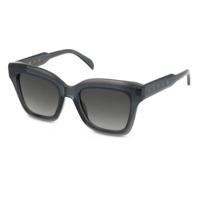 слънчеви,очила,слънчеви,очила,tous,stoc81v,square,woman,sunglasses,shiny,blue,top,grey,(grey)