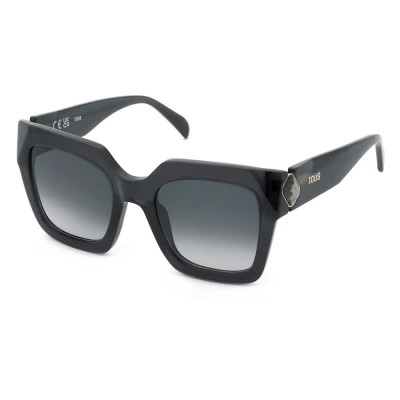 слънчеви,очила,слънчеви,очила,tous,stoc83s,square,woman,sunglasses,shiny,transparent,dark,grey,(grey)
