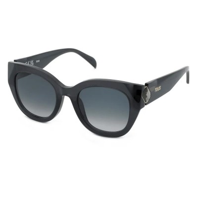 слънчеви,очила,слънчеви,очила,tous,stoc84s,square,woman,sunglasses,grey,(shiny,transparent,dark,grey)