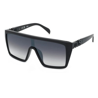 слънчеви,очила,слънчеви,очила,tous,stoc85,shield,woman,sunglasses,shiny,black,x,(black)