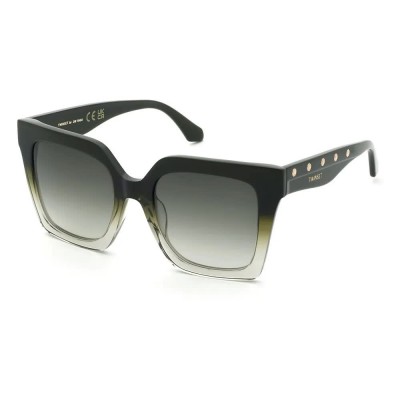 слънчеви,очила,слънчеви,очила,twinset,stw105,square,woman,sunglasses,green,(grad.green)