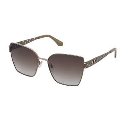 слънчеви,очила,слънчеви,очила,twinset,stw107,square,woman,sunglasses,brown,(shiny,red,gold,w,coloured,parts)