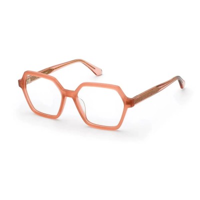 очила,twinset,vtw094,geometric,woman,glasses,shiny,opal,coral,(orange)