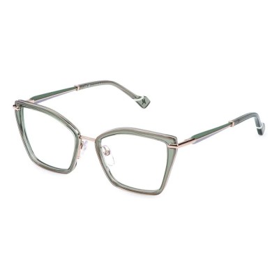 очила,yalea,sonia,woman,glasses,shiny,rose,gold,(green)