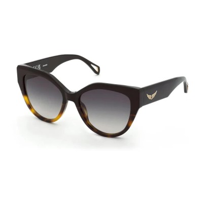 слънчеви,очила,слънчеви,очила,zadig&voltaire,szv458,butterfly,woman,sunglasses,shiny,havana,black
