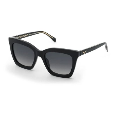 слънчеви,очила,слънчеви,очила,zadig&voltaire,szv455,square,woman,sunglasses,shiny,black,(black)