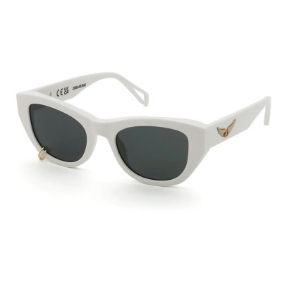 слънчеви,очила,слънчеви,очила,zadig&voltaire,szv459,butterfly,woman,sunglasses,shiny,full,cream,(white)